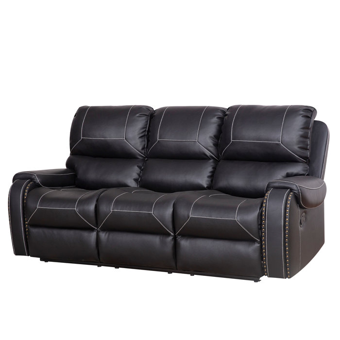Red Barrel Studio® 85.82" Pillow Top Arm Reclining Sofa Wayfair